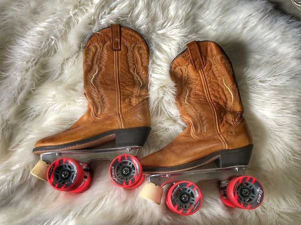 Roller skate cowboy boots online